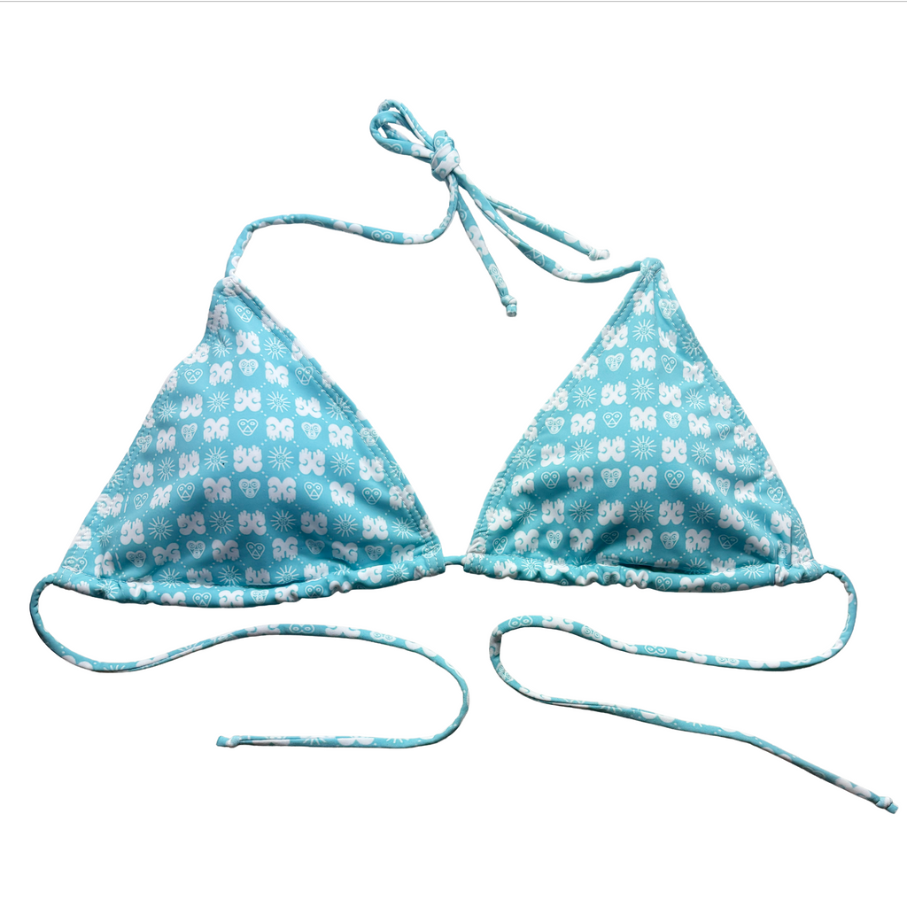 PR Blue Bikini top